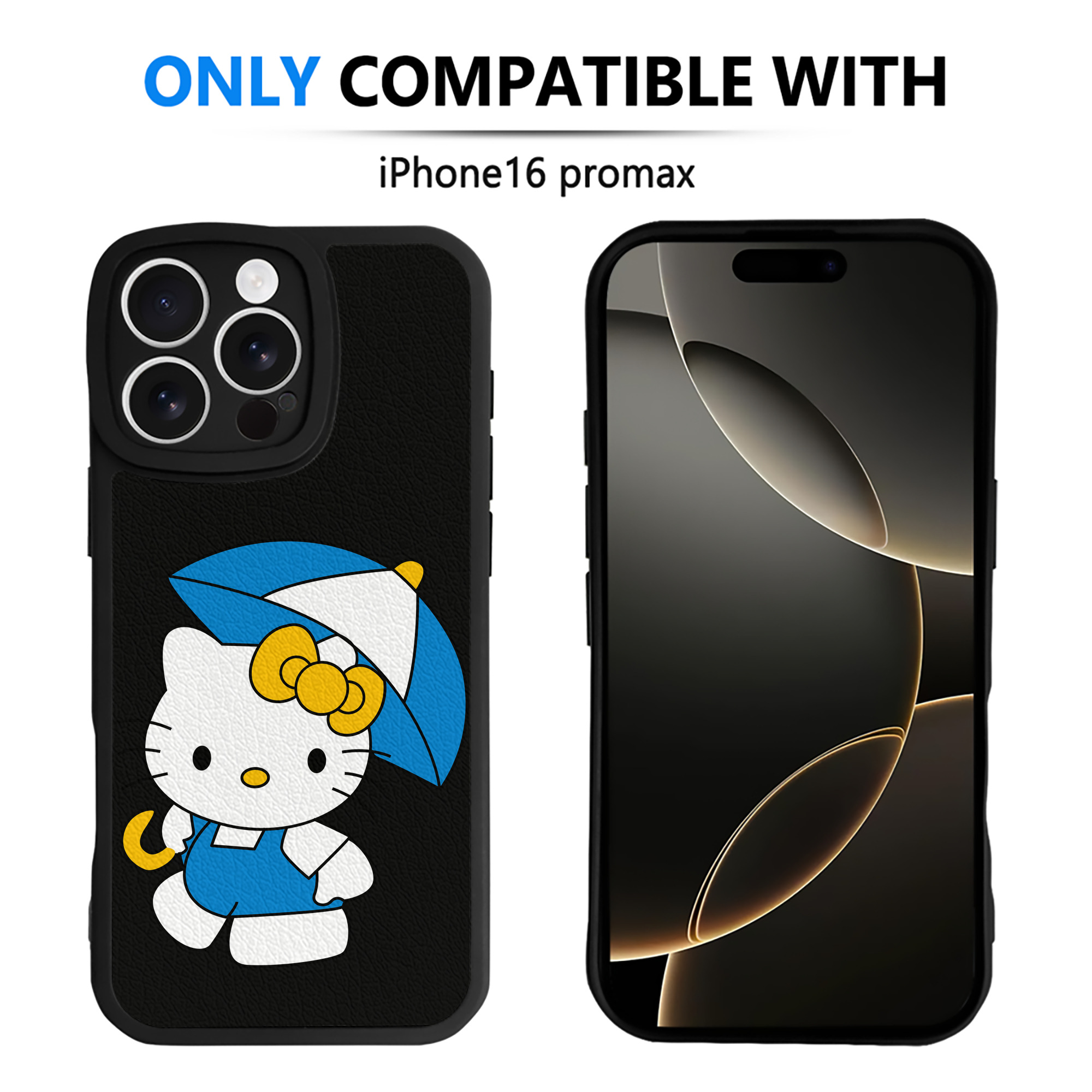 （画像用） Hello Kitty ハローキティ 【iPhone 16シリーズ対応】シリコンスマホケース（レザー調） 材質：シリコン